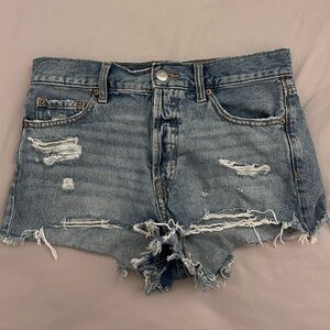 aéropostale denim boyfriend shorts